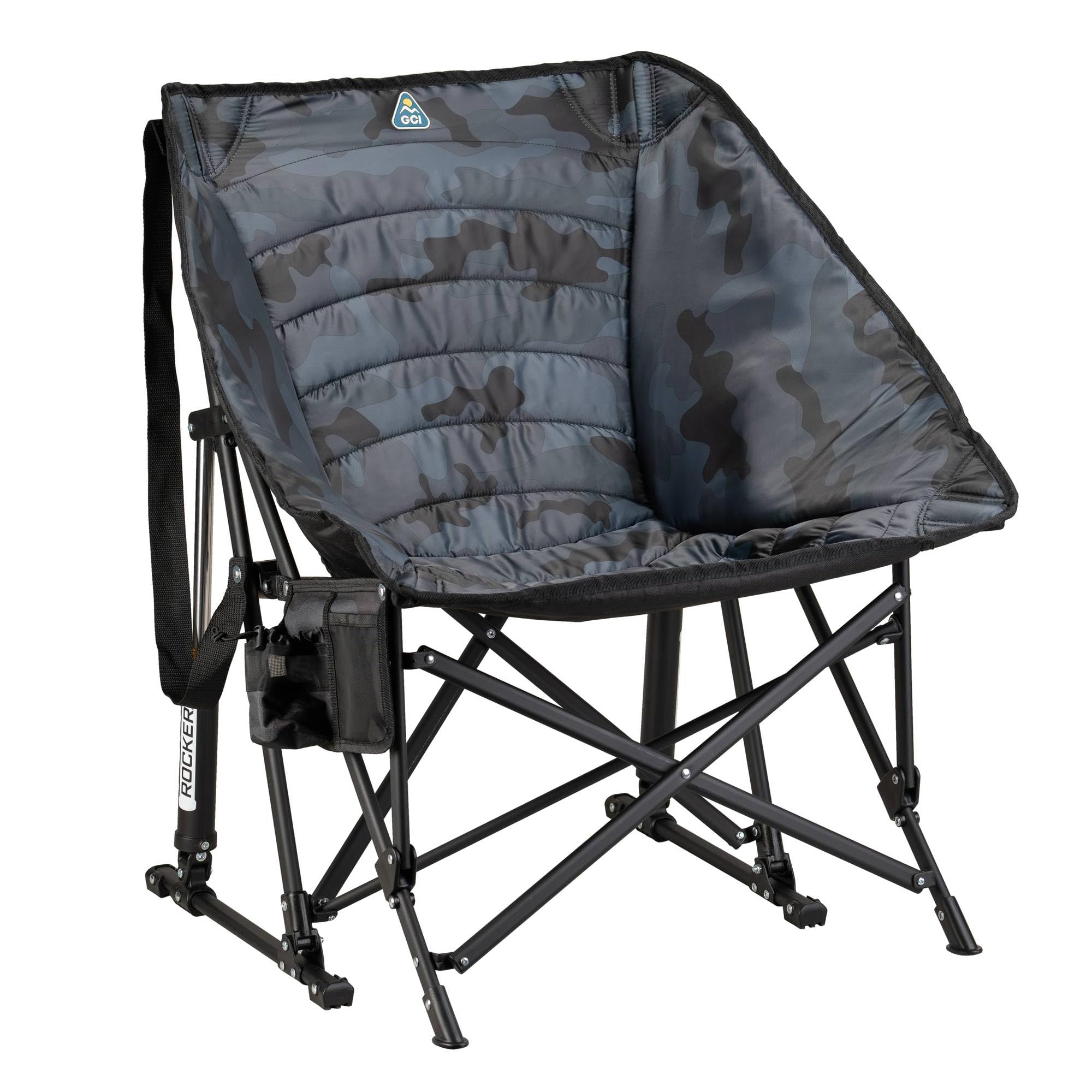GCI Outdoor Pod Rocker Outdoor Rocking Chair with SunShade Canopy