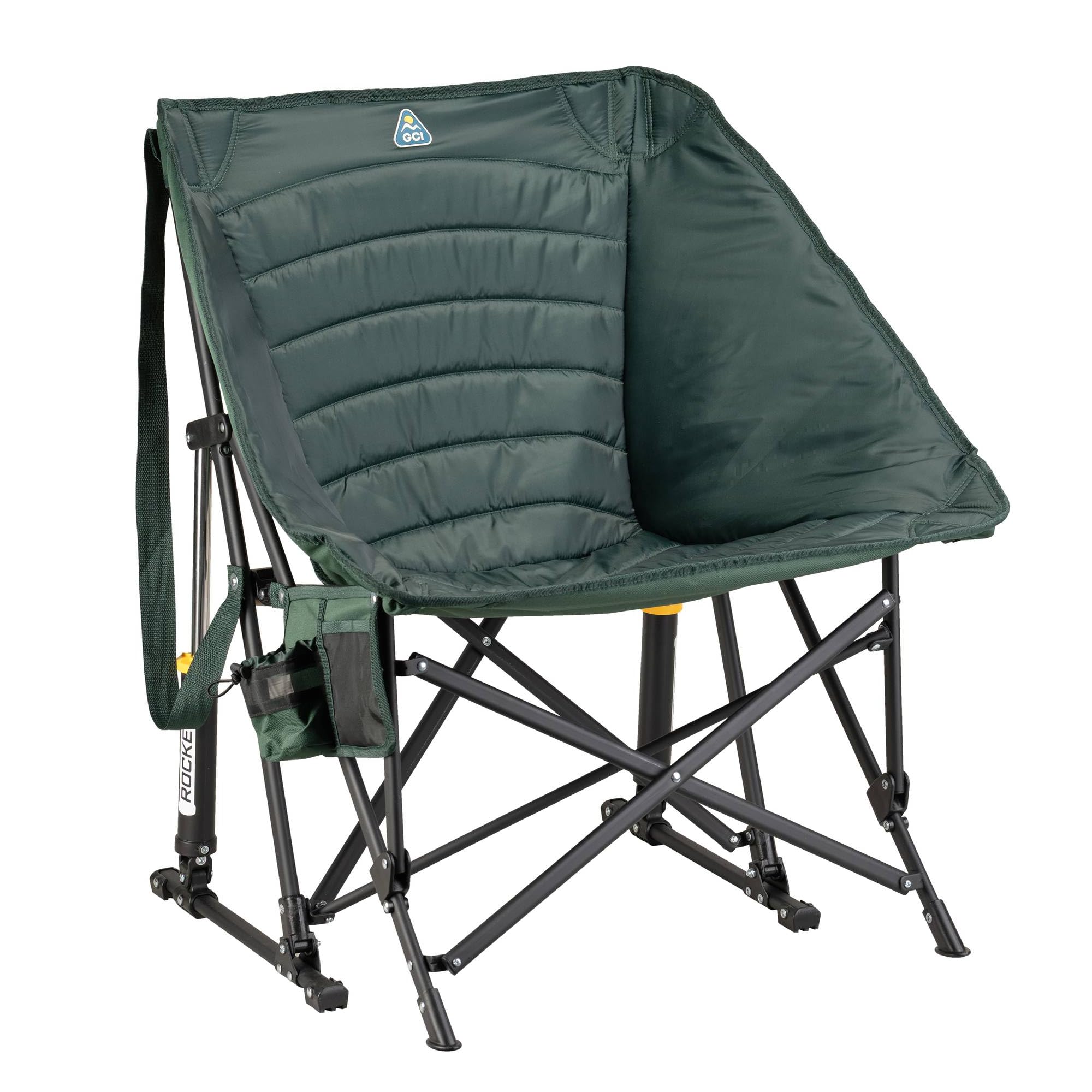 GCI Outdoor Pod Rocker Outdoor Rocking Chair with SunShade Canopy