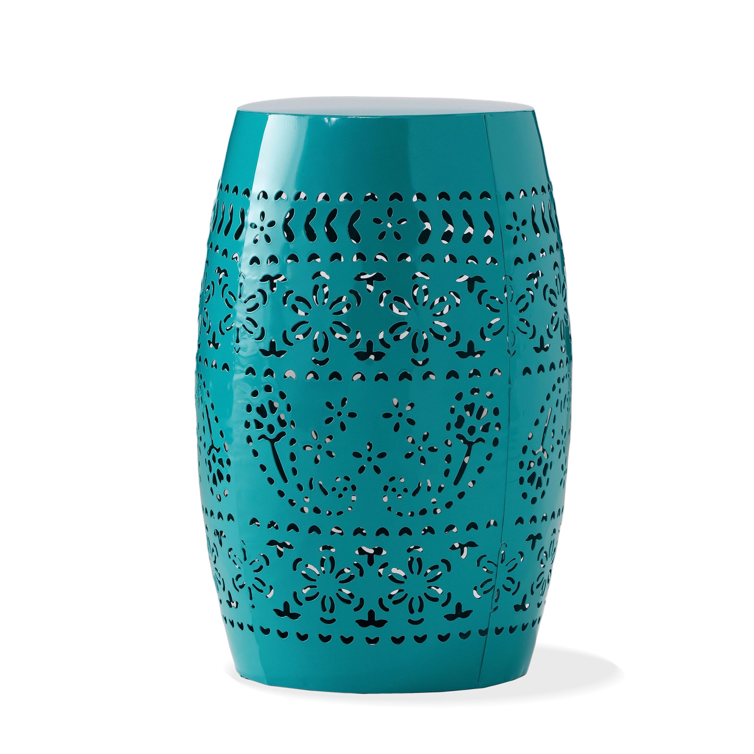 Christopher Knight Home Ruby Outdoor 12" Iron Side Table, Teal