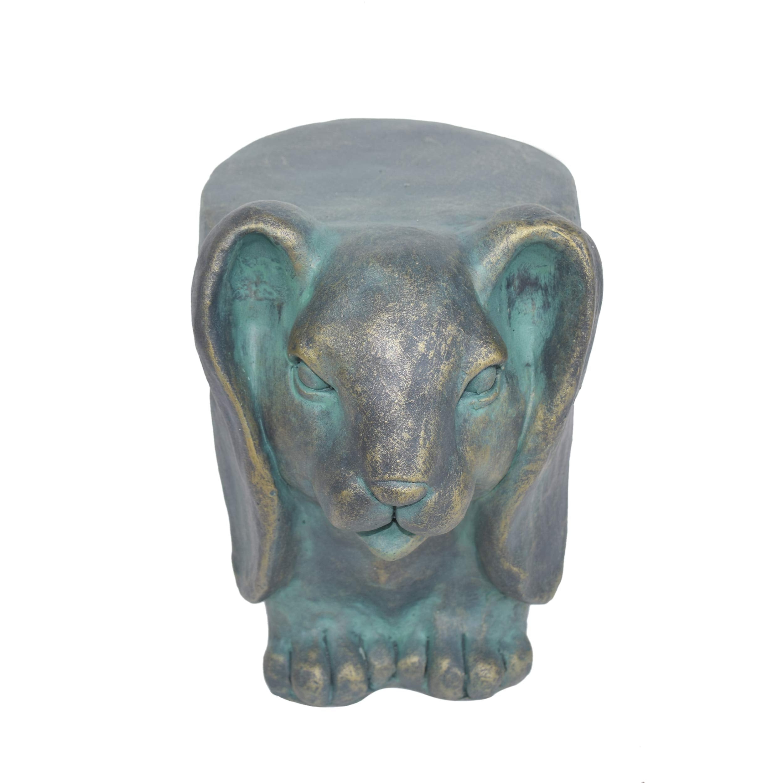 Christopher Knight Home Salome Elephant Garden Stool, Copper Patina