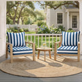 CRESTLIVE 5.5" Thick Deep Seat Patio Chair Cushions 24x24 Set of 2, Waterproof Outdoor Replacement Cushions for Wicker Sofa and Couch, Fade Resistant, Malachite
