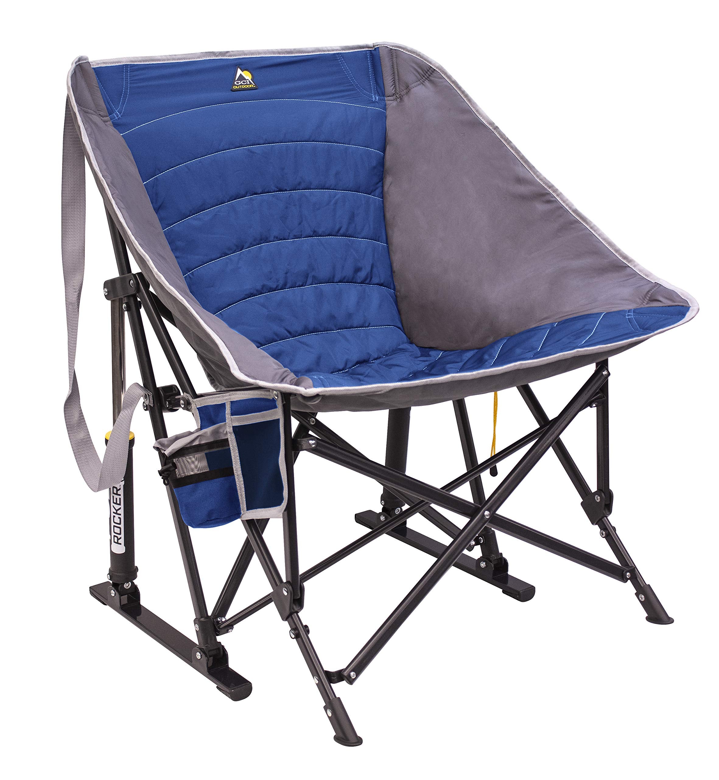 GCI Outdoor Pod Rocker Outdoor Rocking Chair with SunShade Canopy